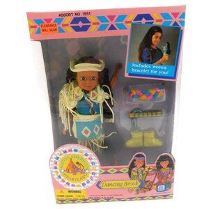 Kid Kore Native American Heartland Doll Dancing Brook Original Box 1994 Bracelet